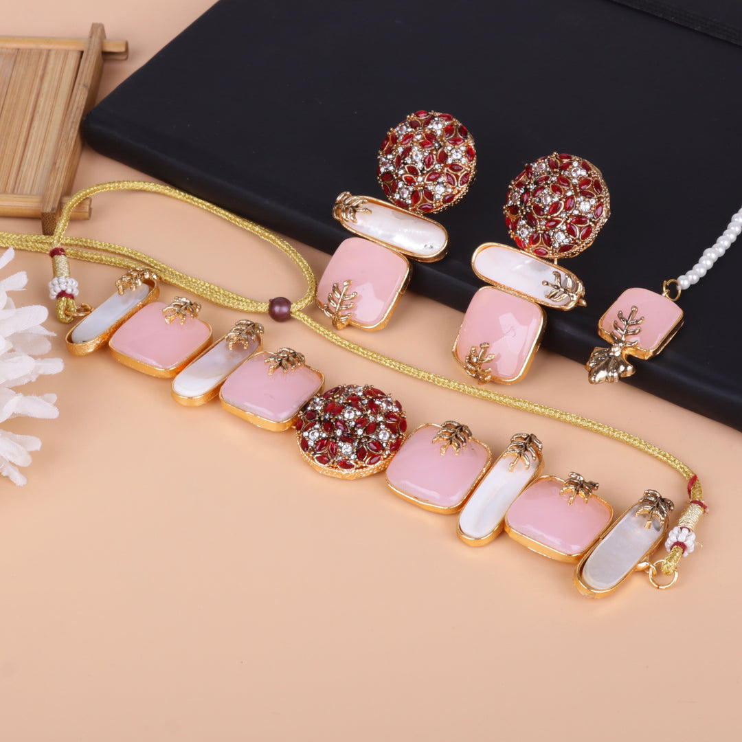 Big Stones Necklace Set