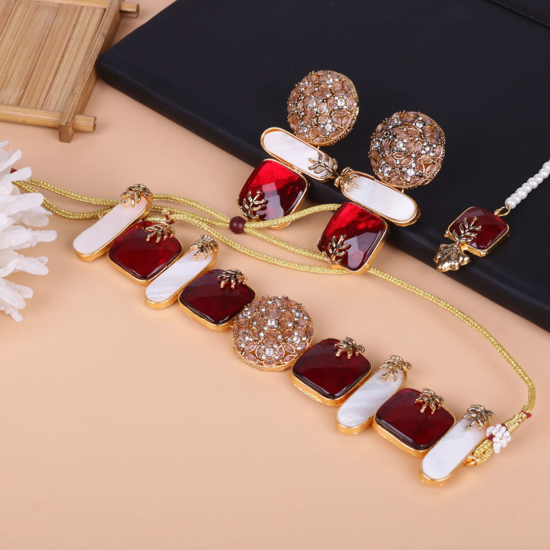 Big Stones Necklace Set