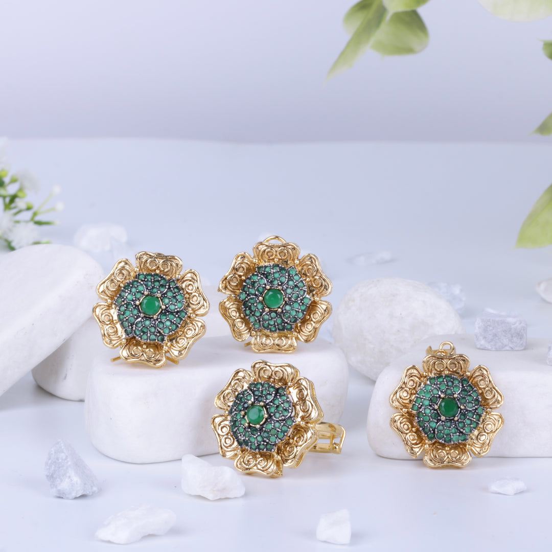 Daffodil Zircon Combo Set