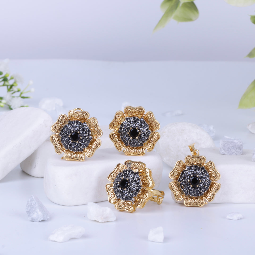 Daffodil Zircon Combo Set