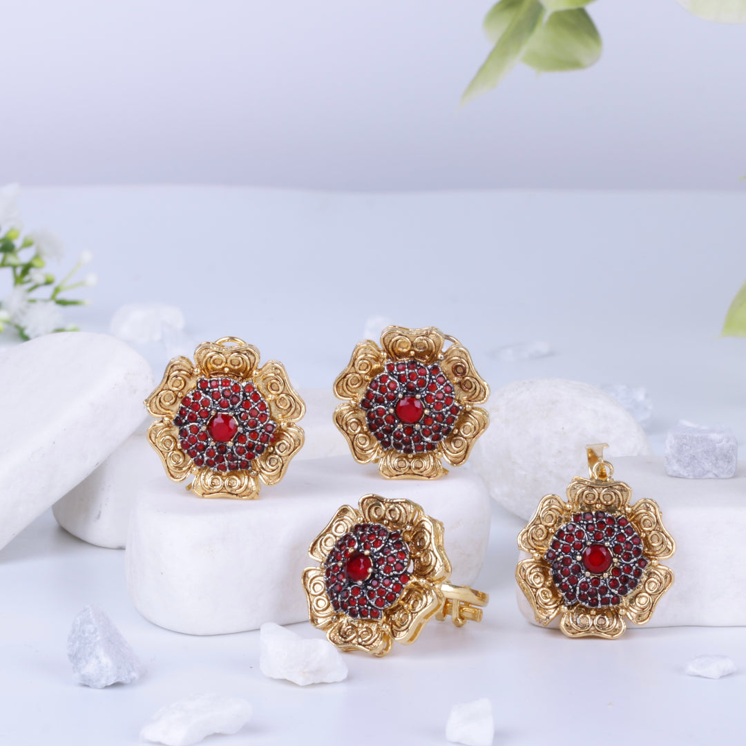 Daffodil Zircon Combo Set