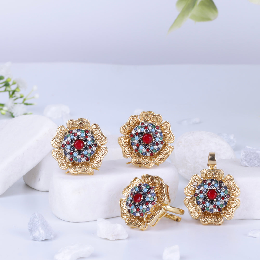 Daffodil Zircon Combo Set