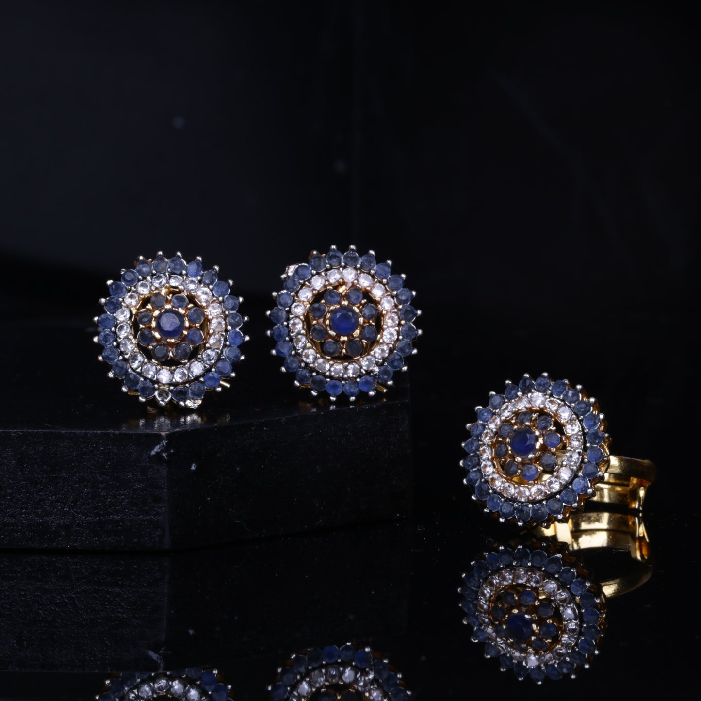 Zircon Studs & Ring