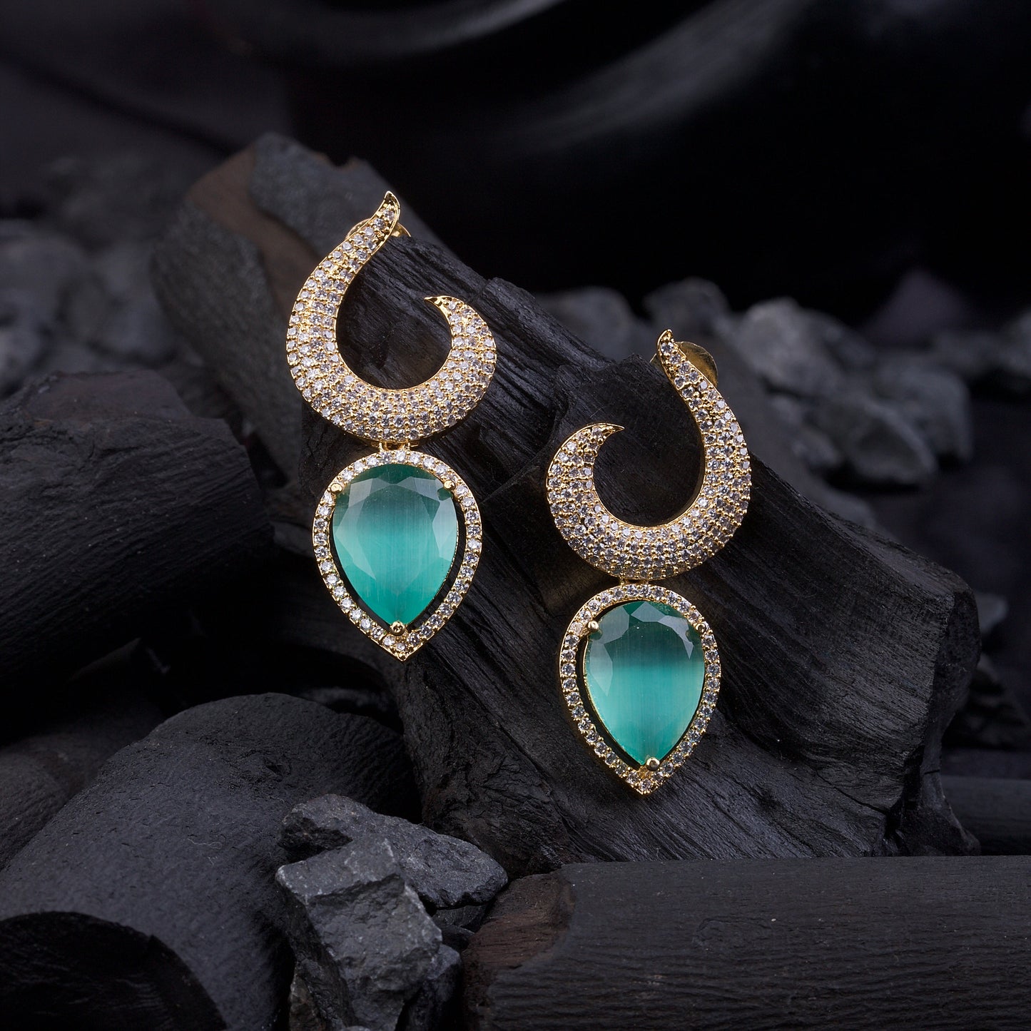 Gemstone Earring