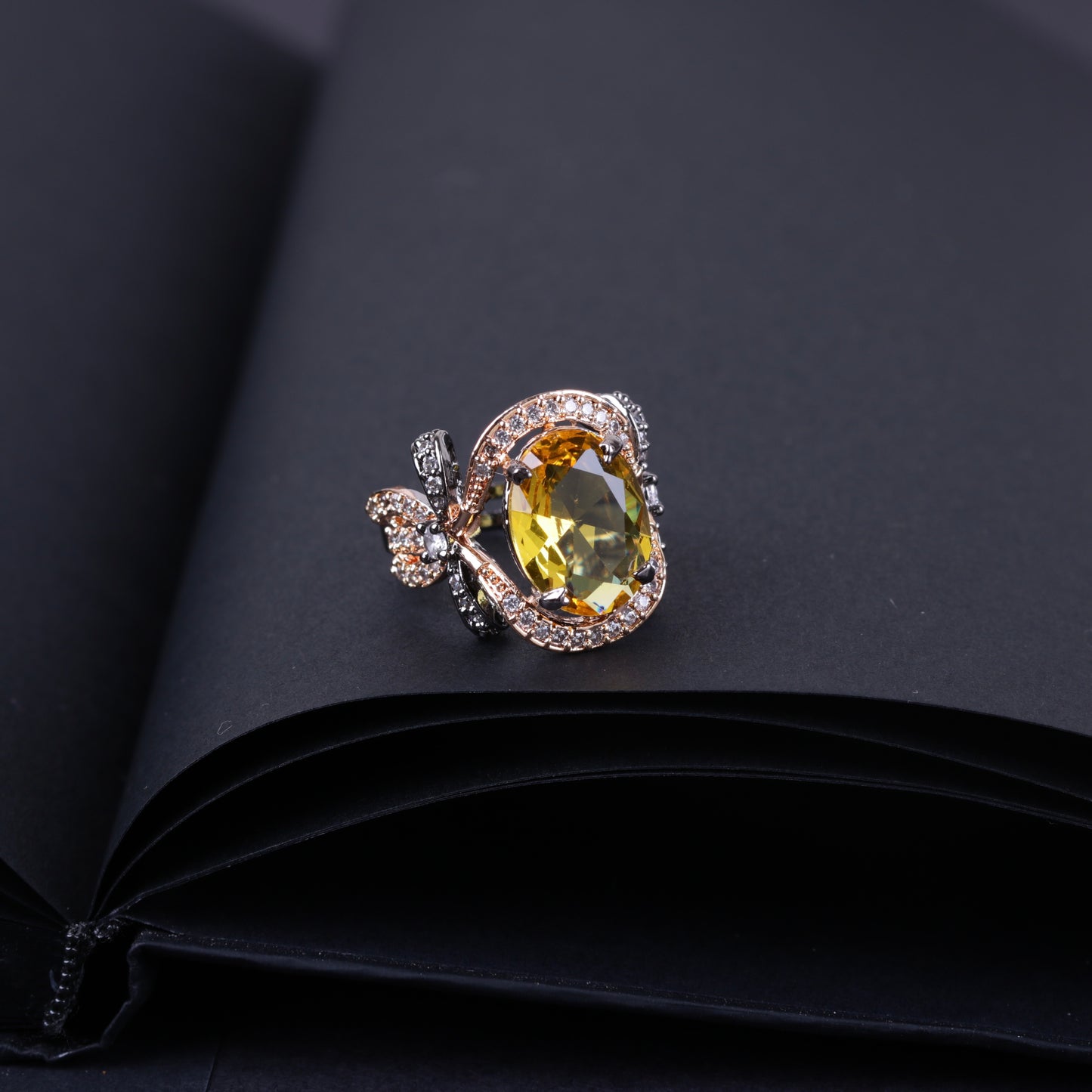 Signature Oxidise Sterling Ring