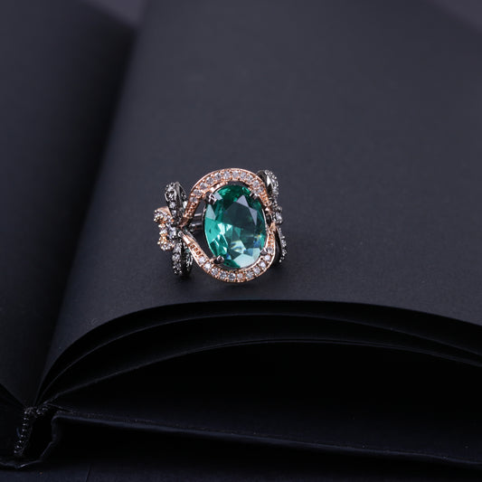 Signature Oxidise Sterling Ring