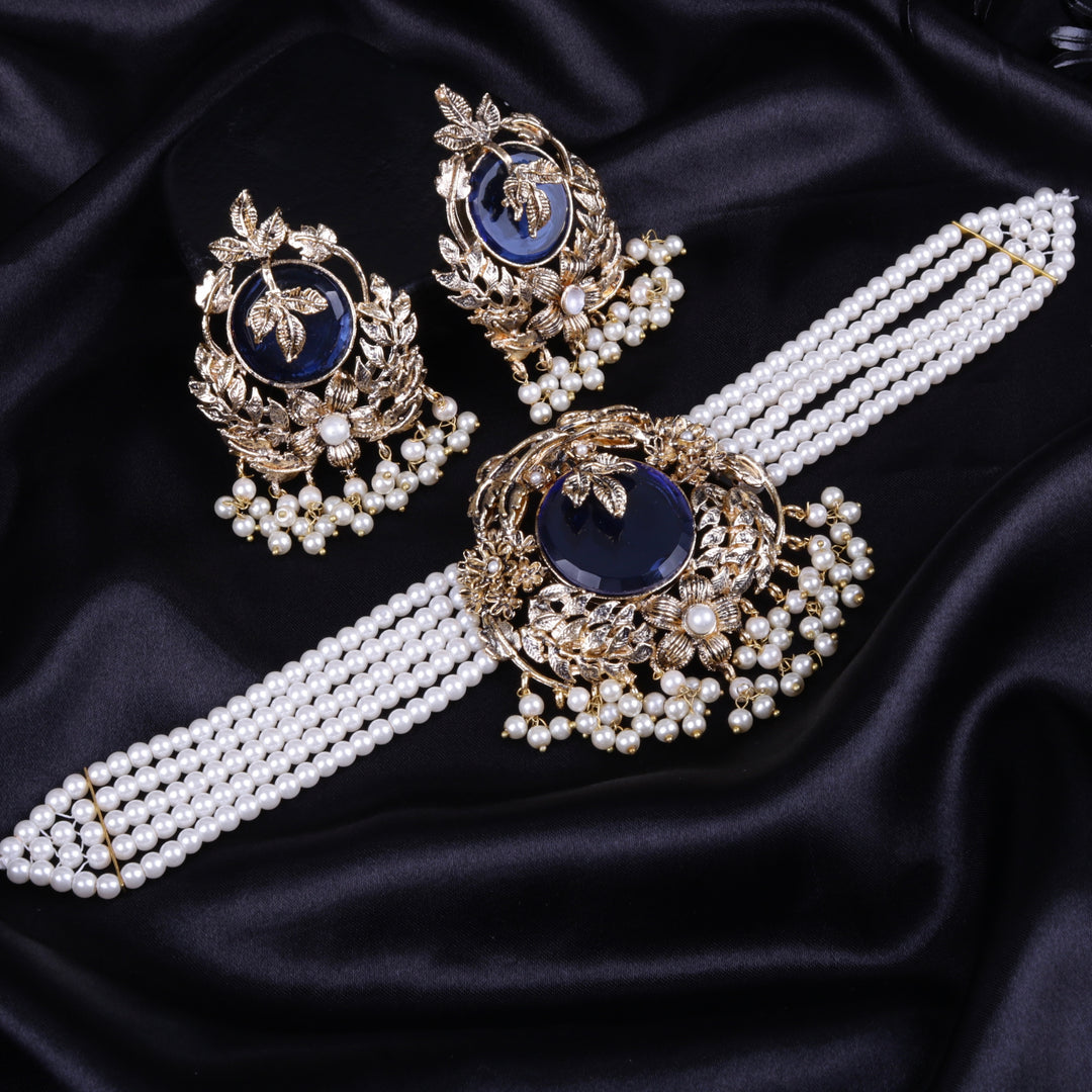 Orchid Hand Crafted Chokker Set 2
