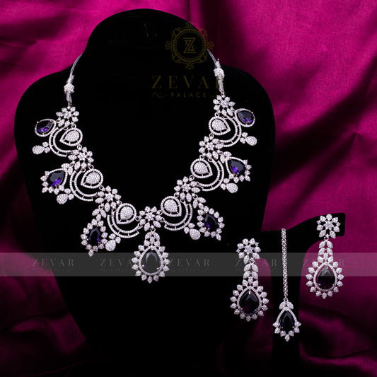 ORZALA SET SILVER BLUE