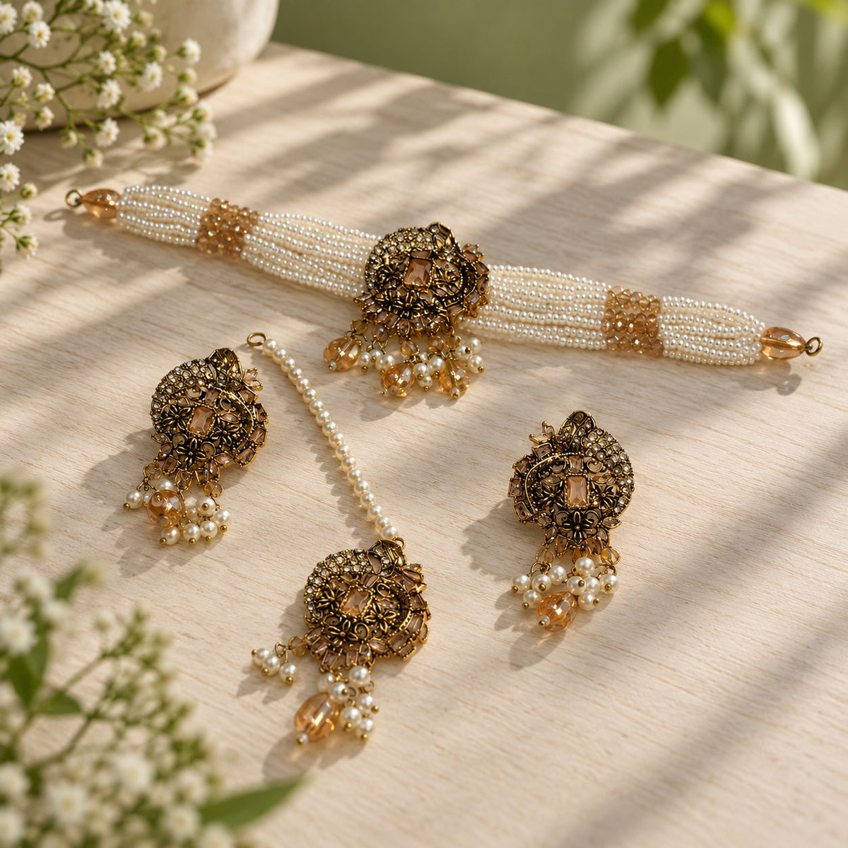 Pearl Royale Choker Set