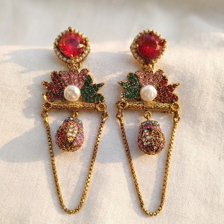 Shahi Noor Chain Earrings