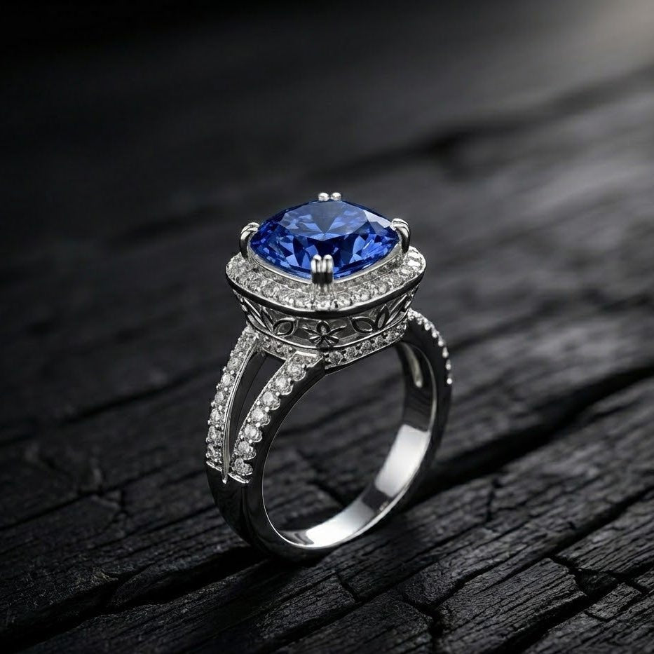 Delicate Sterling Ring With Silver Polish