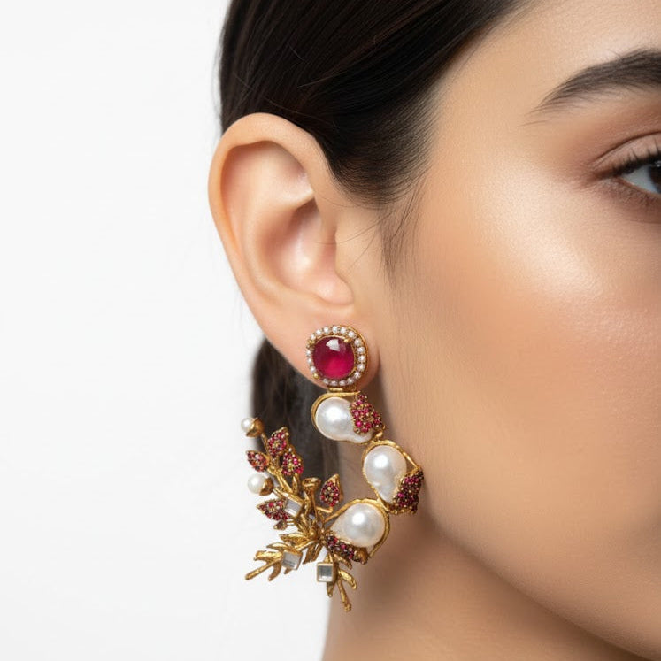 Pearl Shimmer Dangles