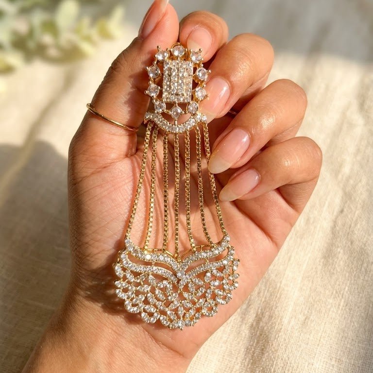 The Nizam's Gilded Cascades Chandelier Earrings
