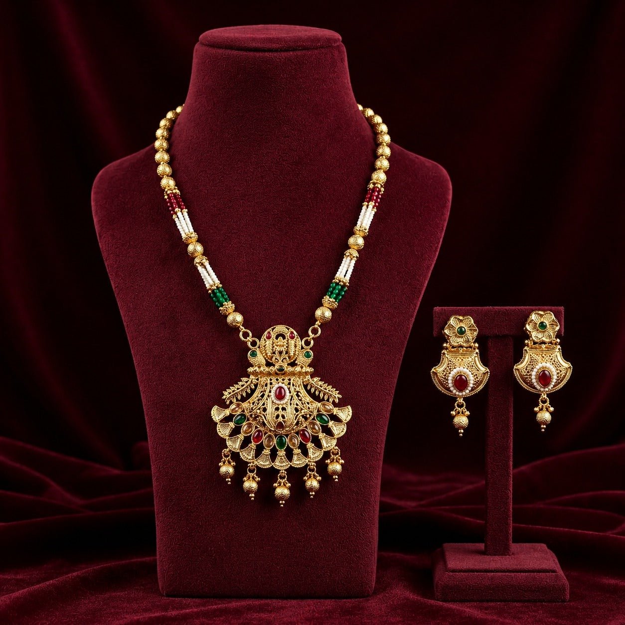 Mughal Grace Necklace Set