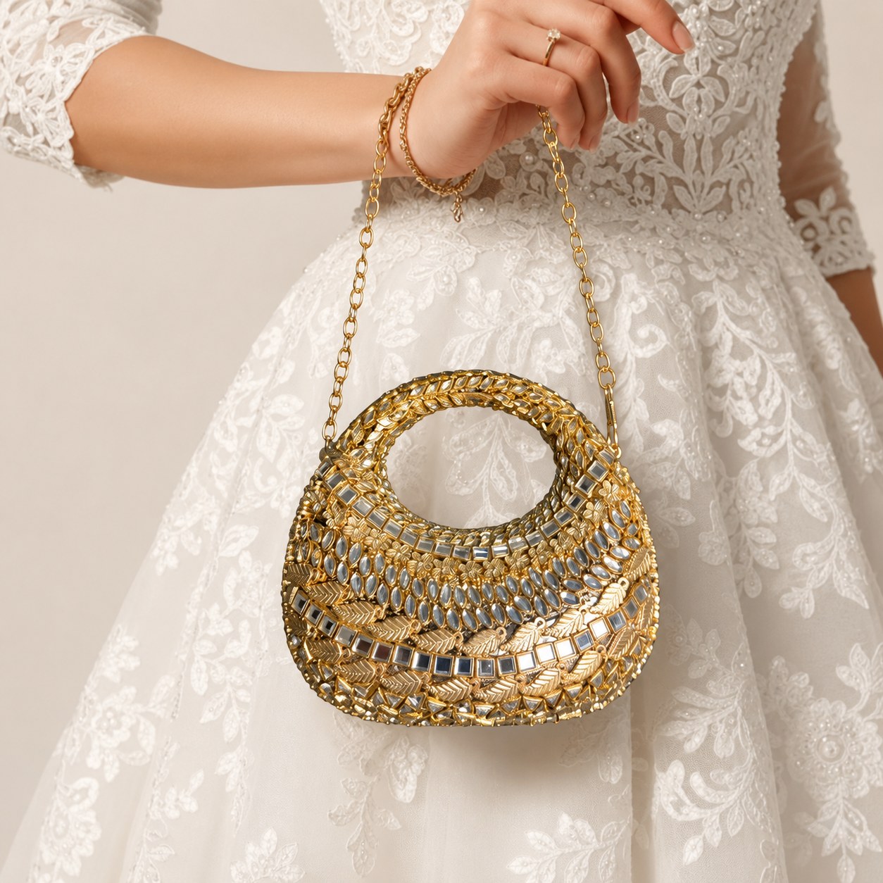 The Crown Jewel Box – Antique Handcrafted Evening Bag