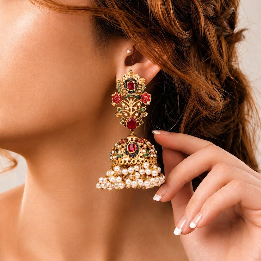 Royal Garden Jhumkas