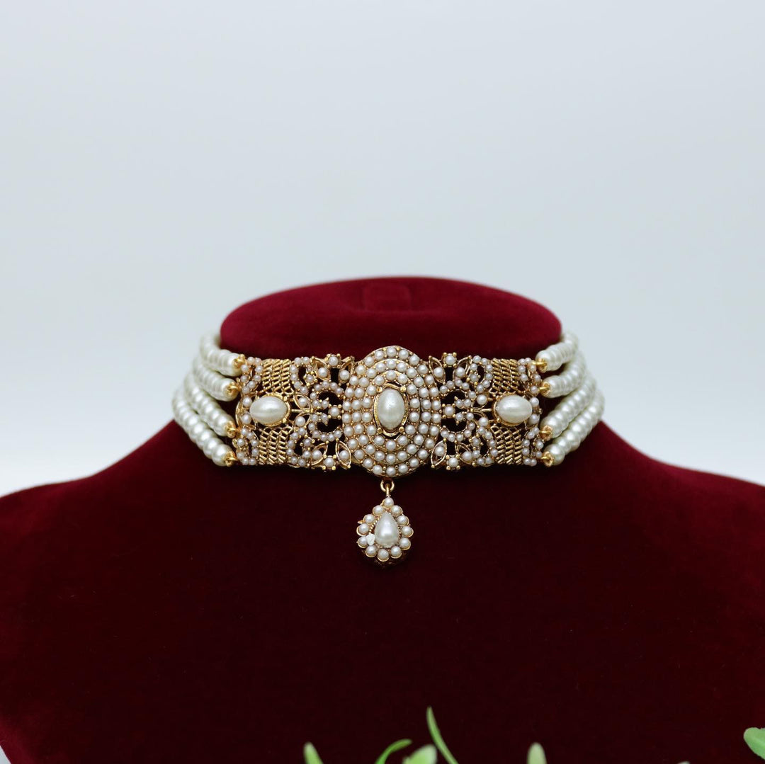 Choker Pearl Set