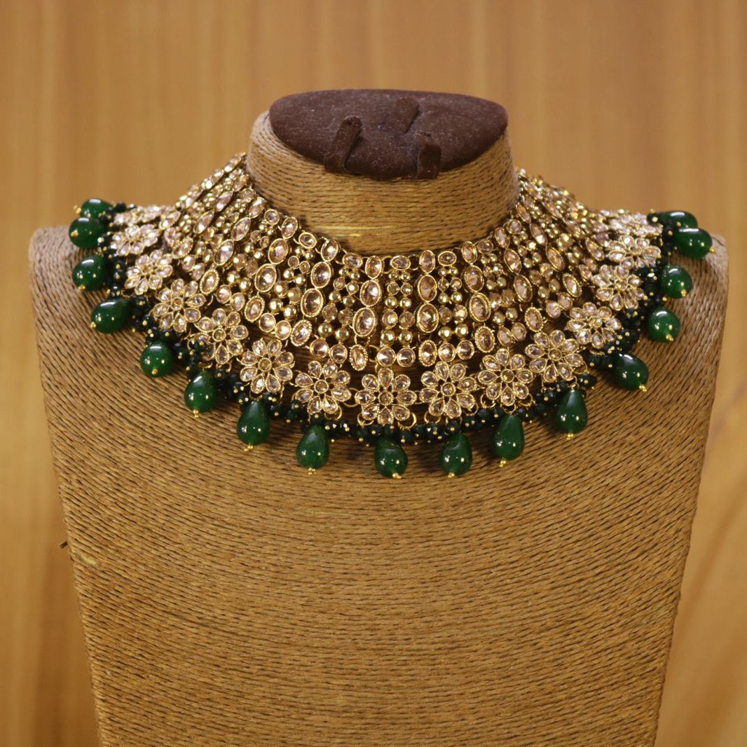Kundan Stone Set - Green