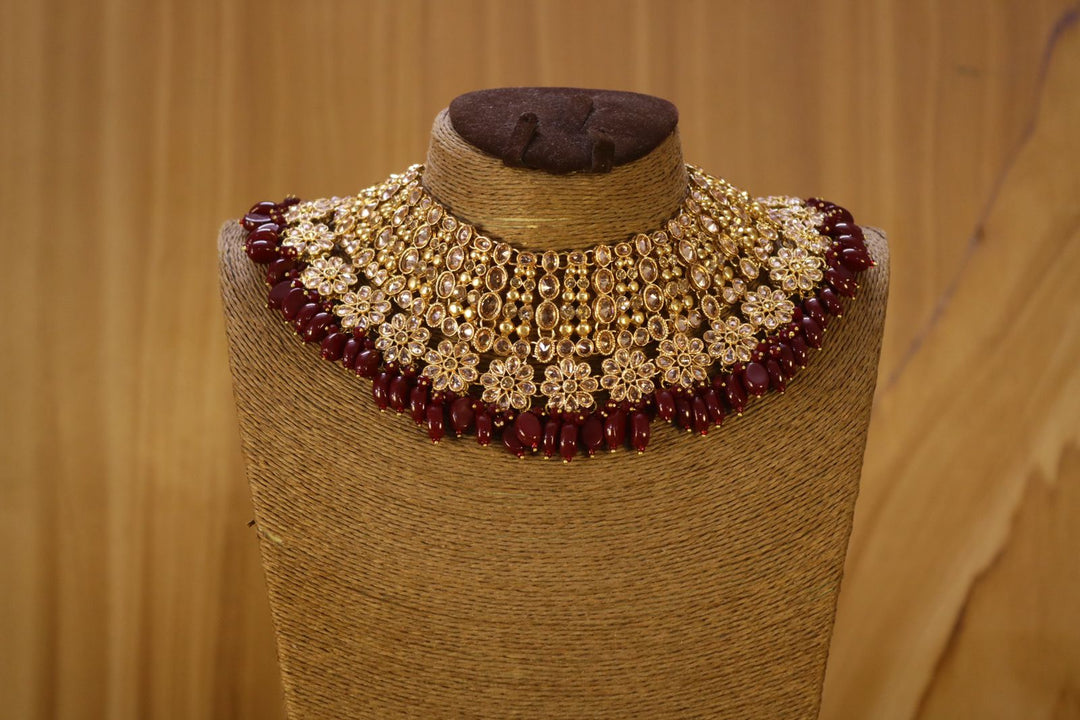 Kundan Stone Set - Red