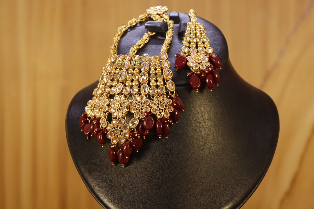 Kundan Stone Set - Red