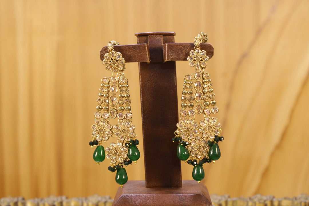 Kundan Stone Set - Green