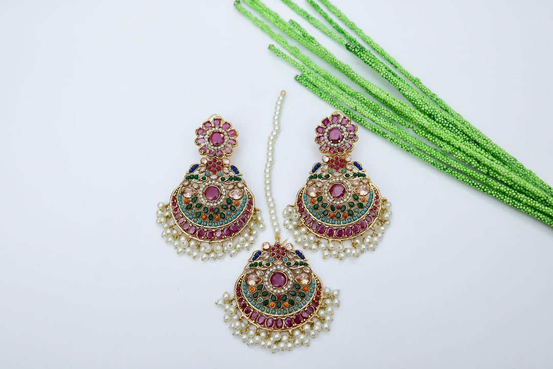 Exquisite Earrings with Teeka