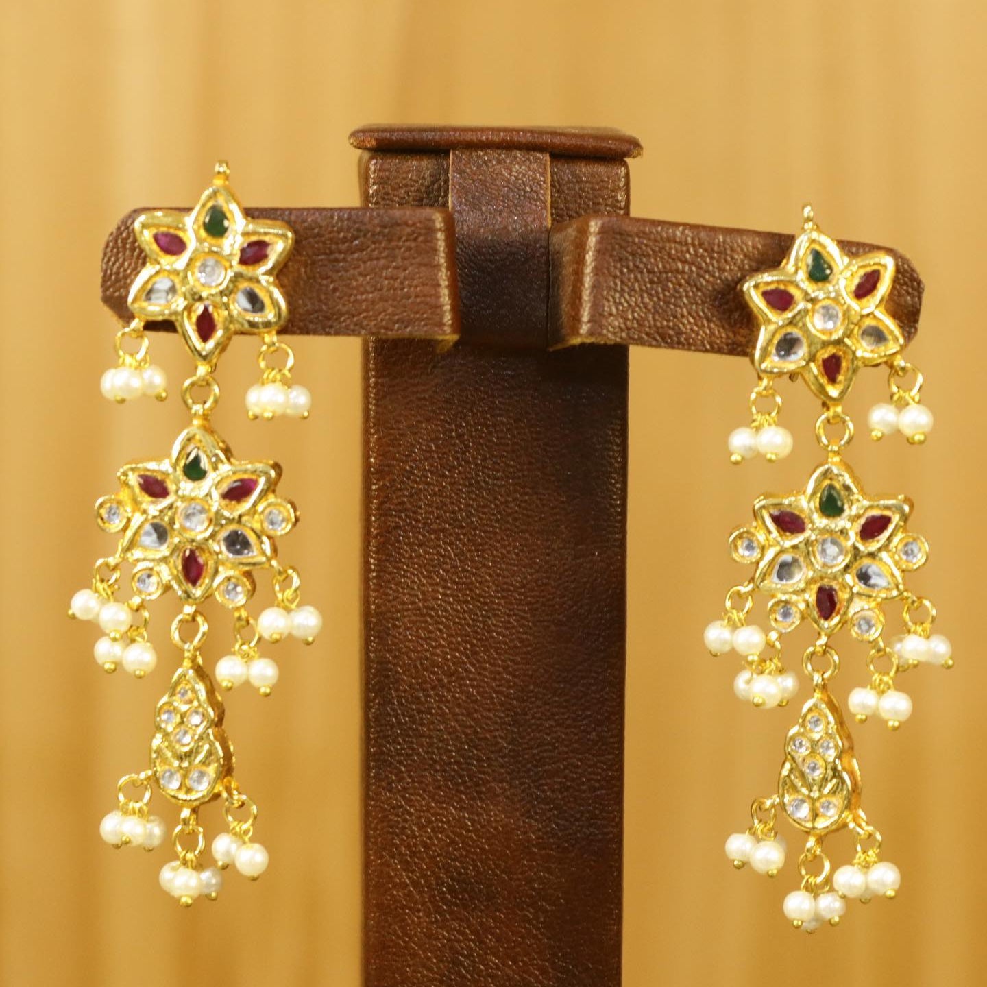 Traditional Long Haar Kundan Set