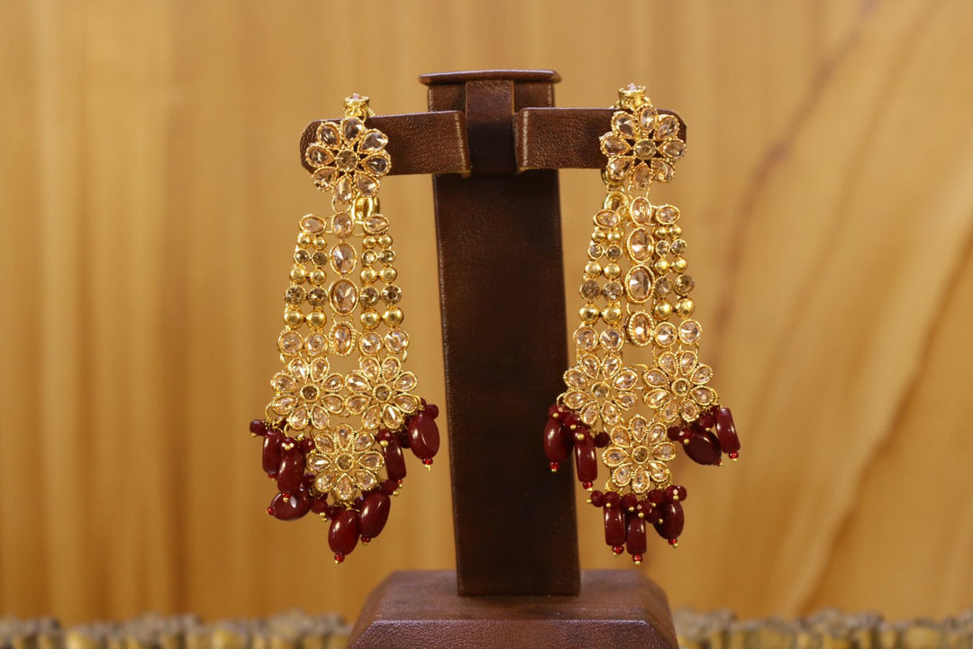 Kundan Stone Set - Red