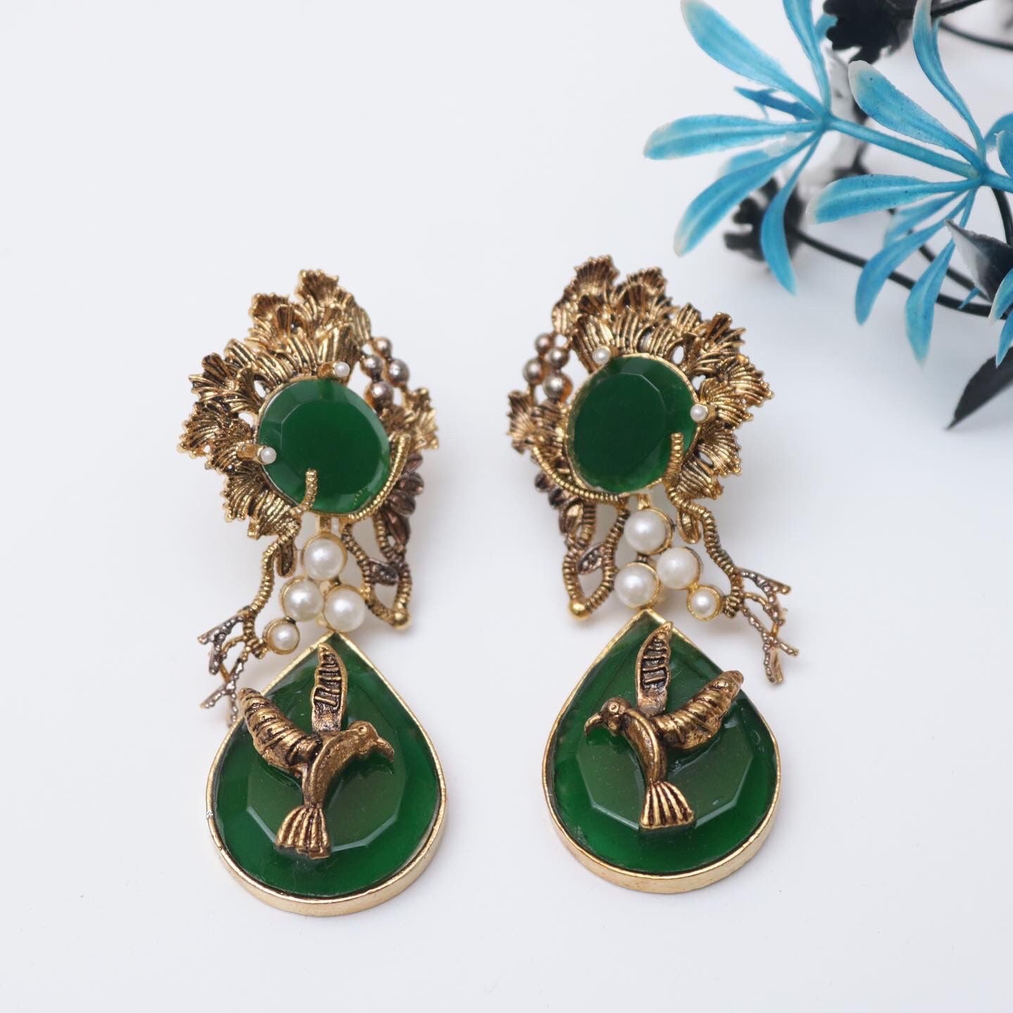 Hand Crafted Bird Earring