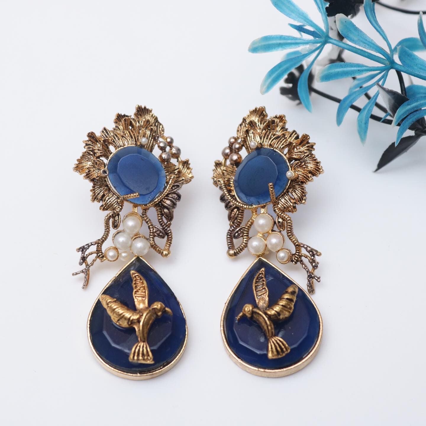 Hand Crafted Bird Earring