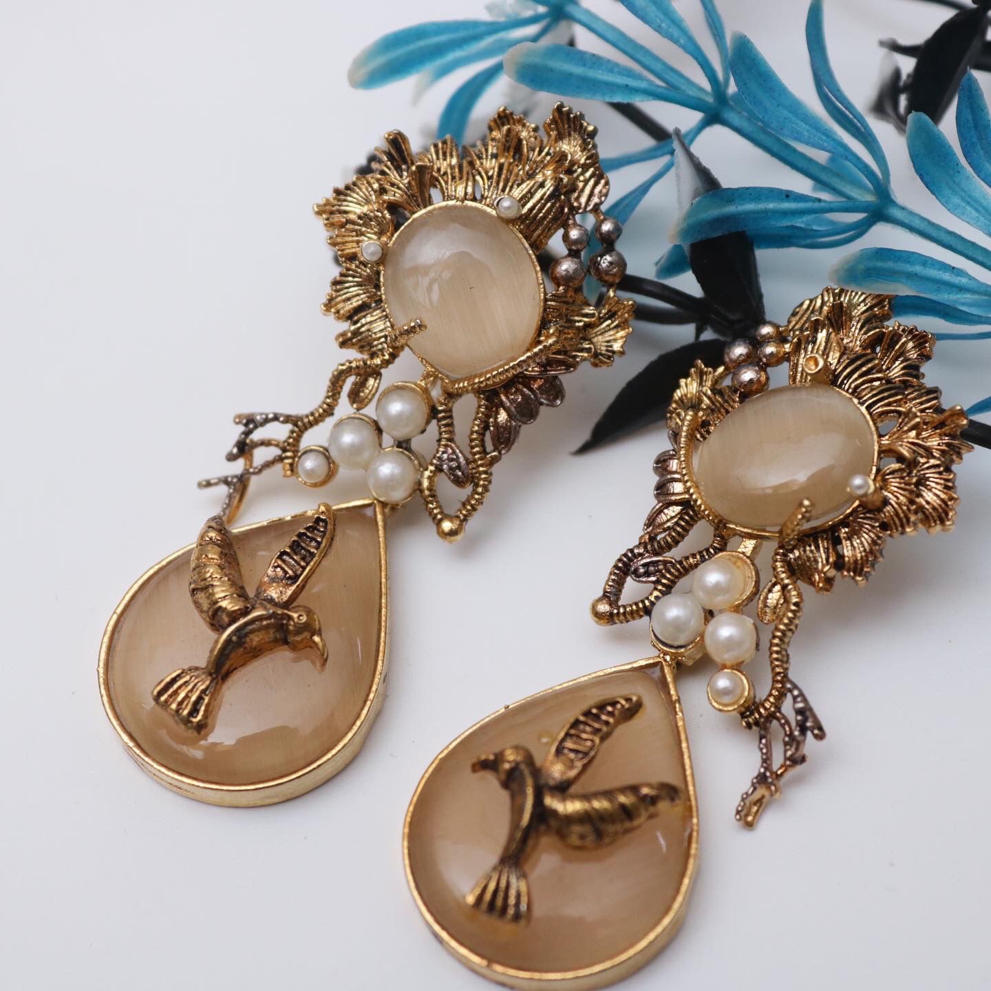 Hand Crafted Bird Earring