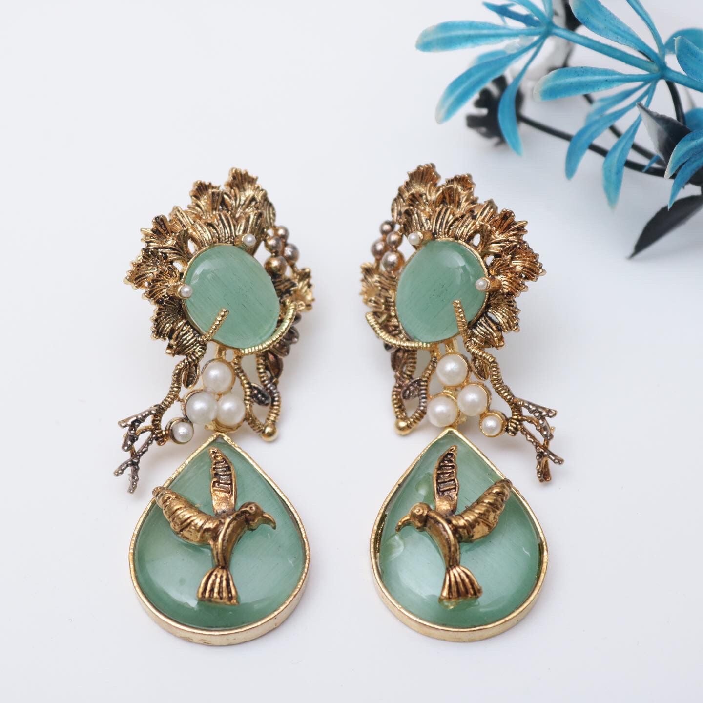 Hand Crafted Bird Earring