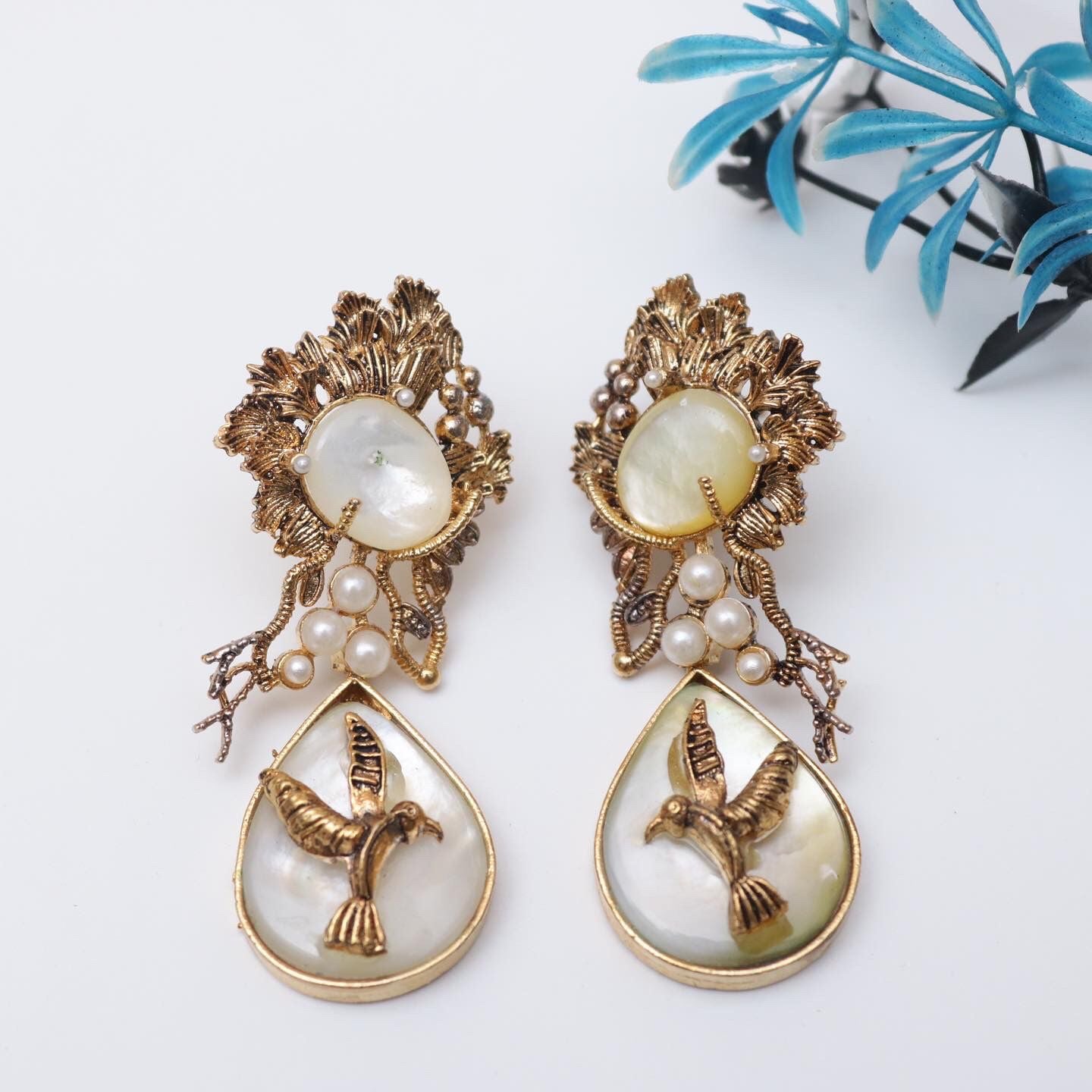 Hand Crafted Bird Earring