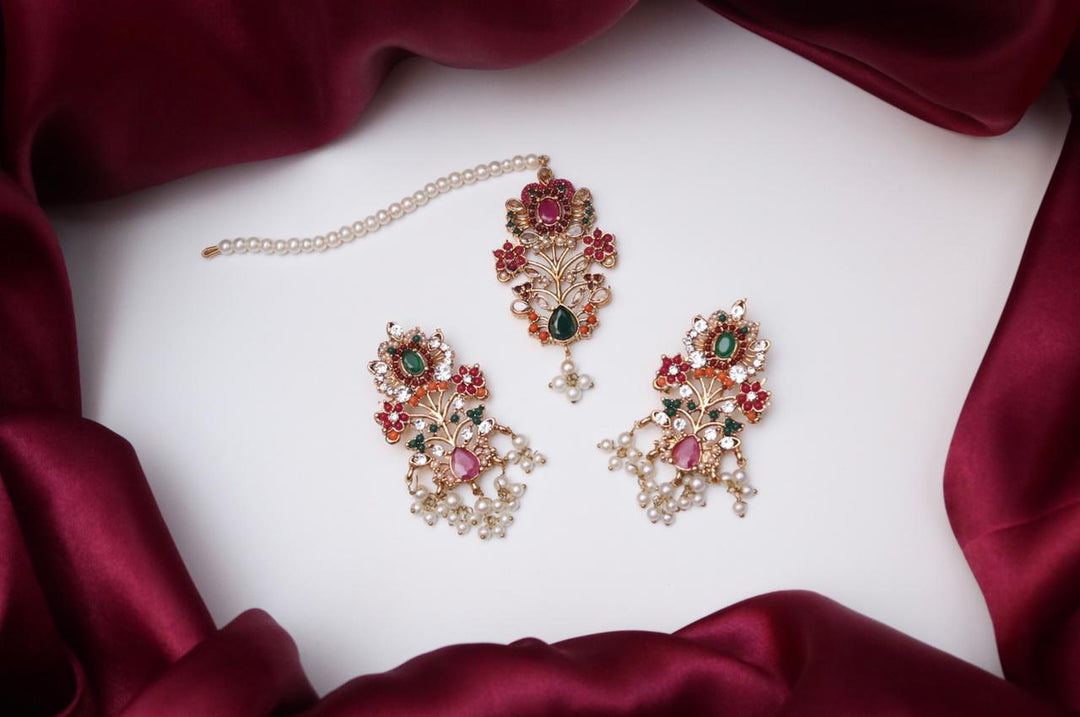 Naurattan Stones Set with Teeka
