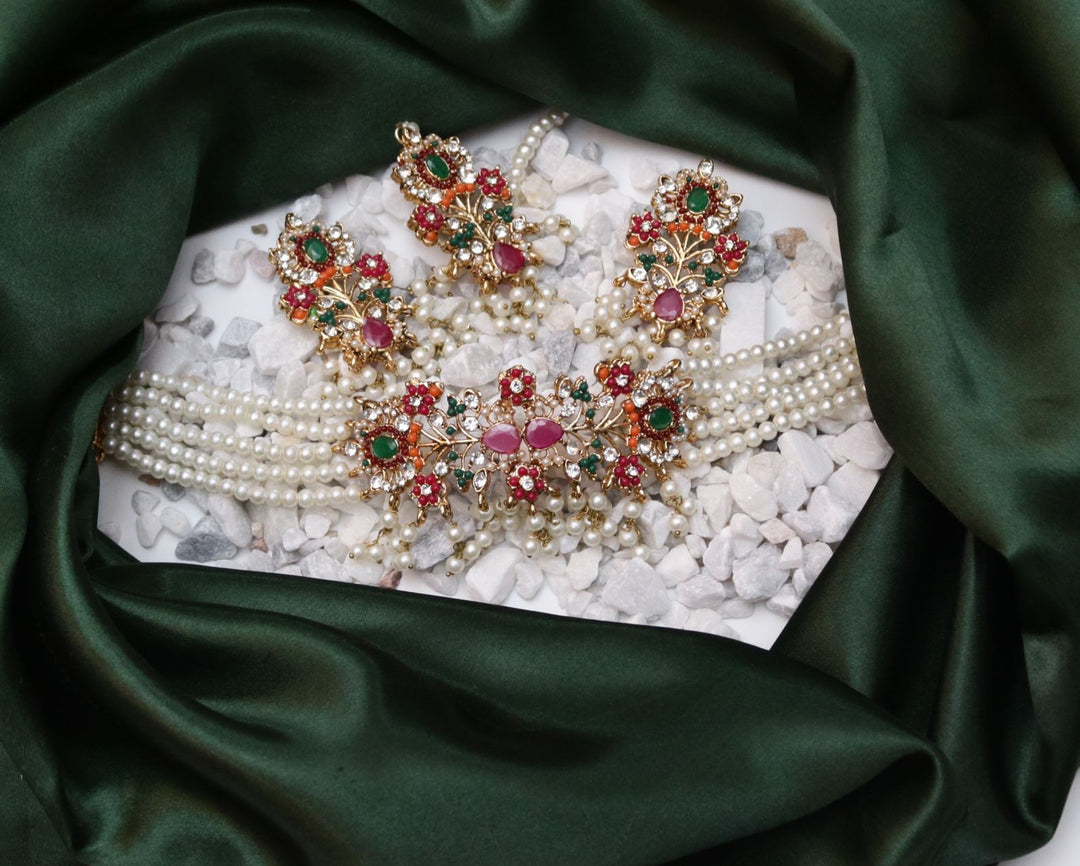 Naurattan Stones Set with Teeka
