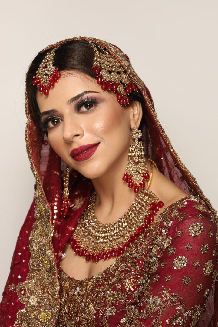 Kundan Stone Set - Red