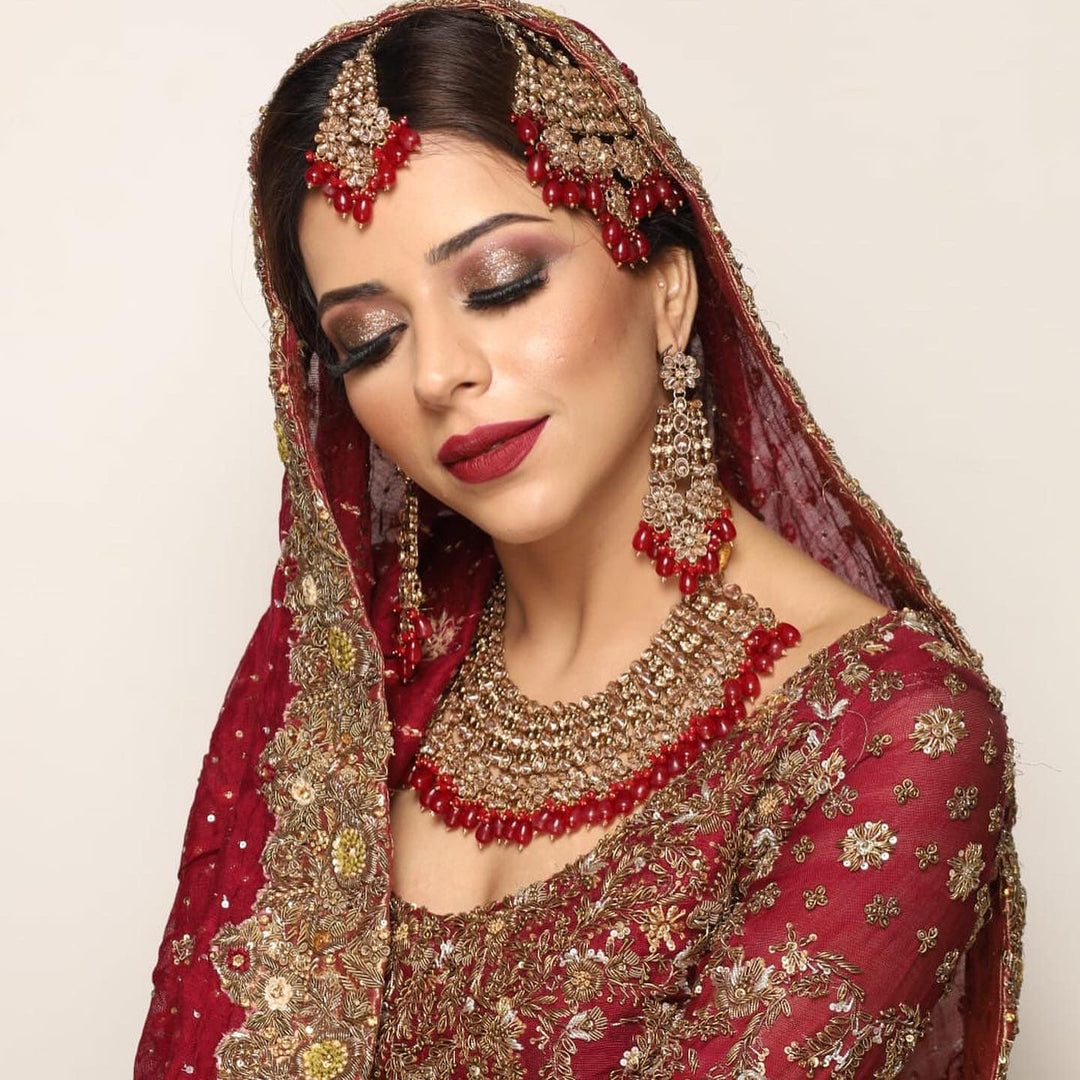 Kundan Stone Set - Red