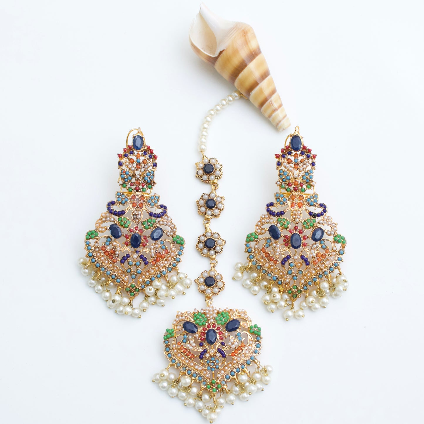 Stunning Earrings with Teeka
