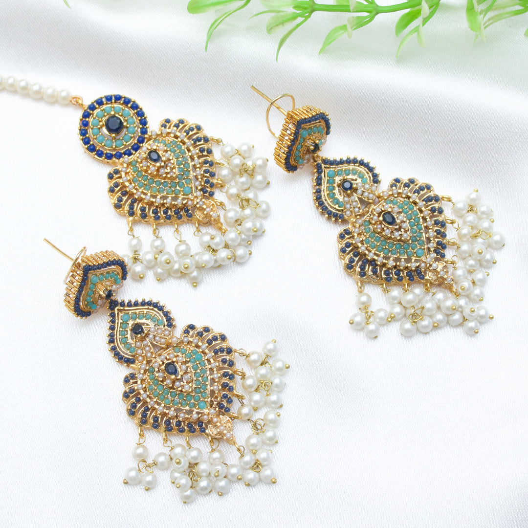 Lavish Earring & Teeka