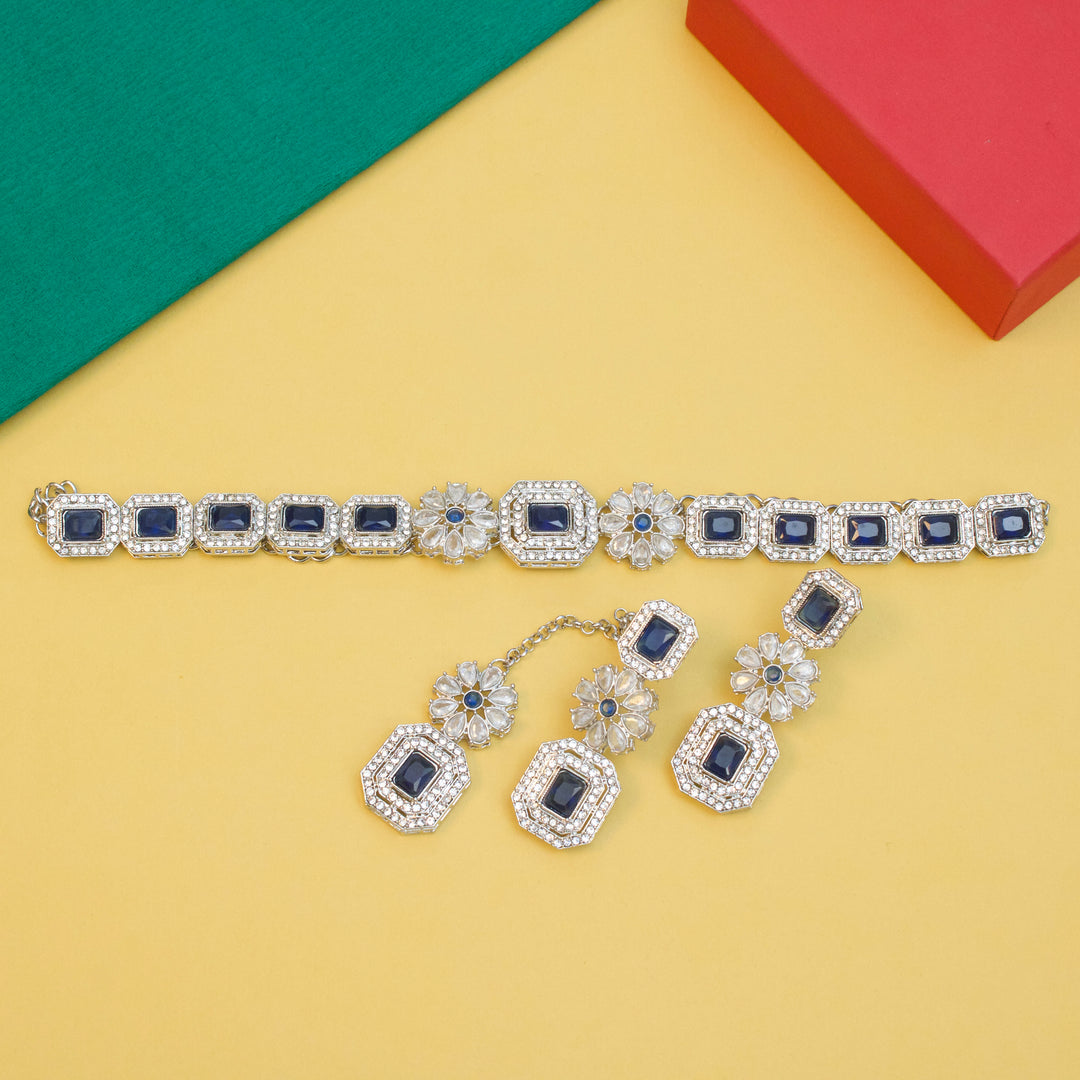 Cubic Zircons Necklace Set