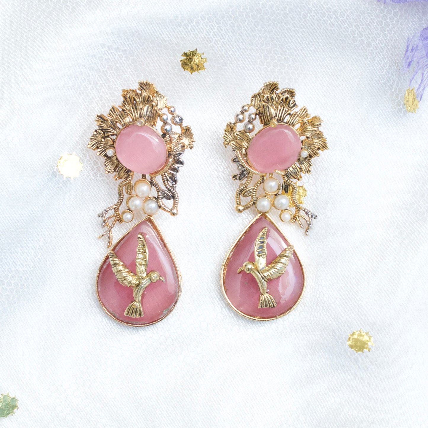 Hand Crafted Bird Earring