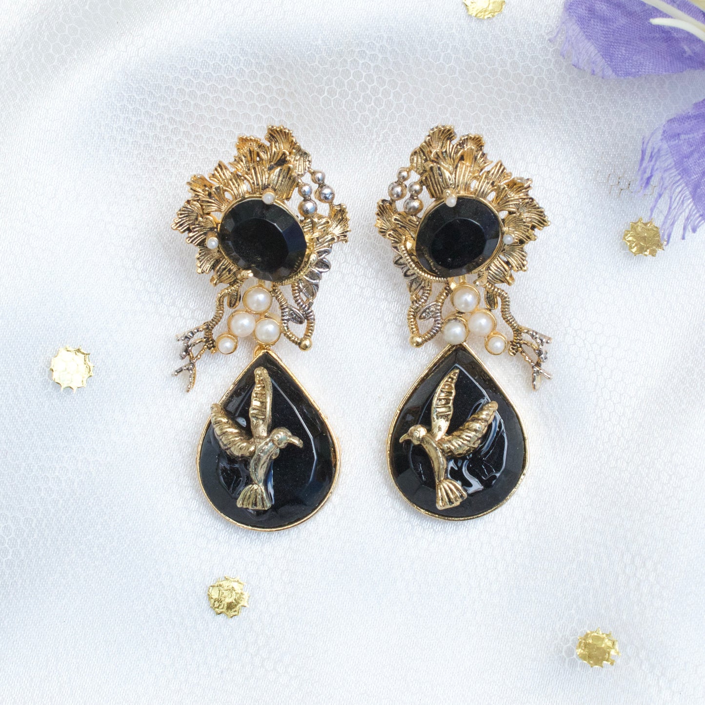 Hand Crafted Bird Earring