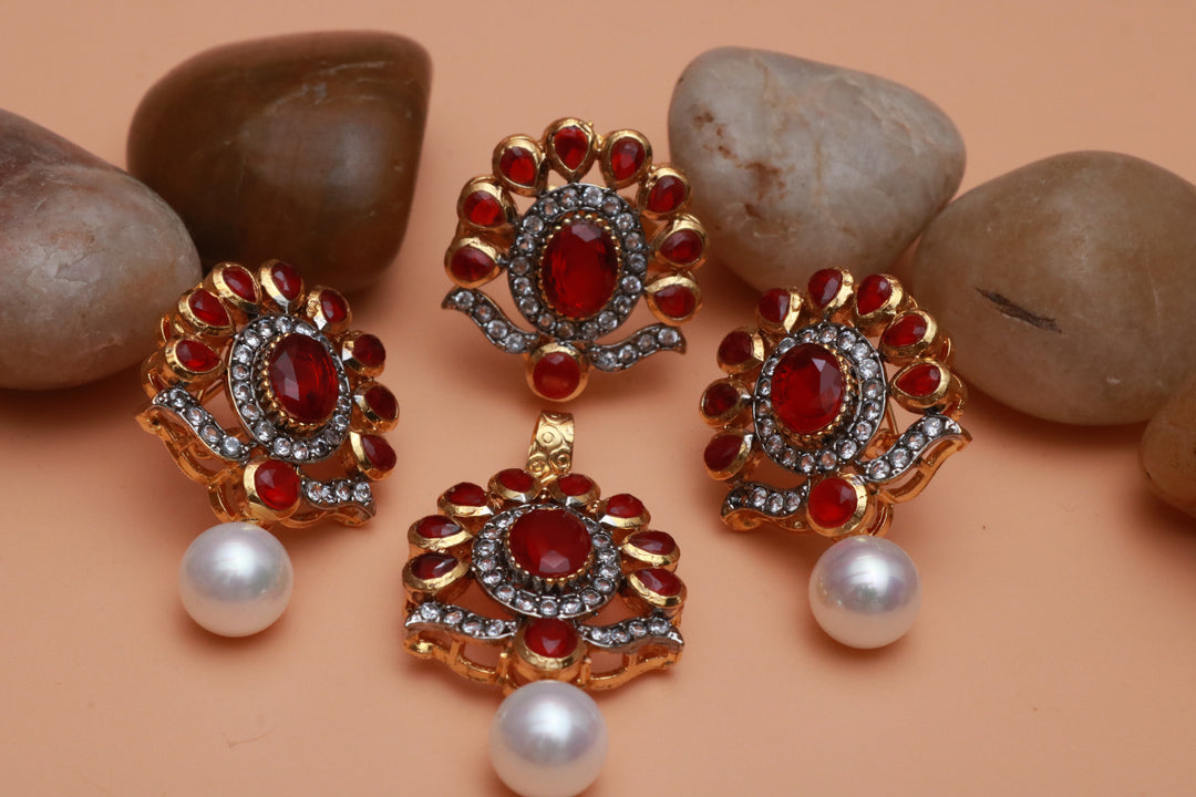 Mother of Pearl Locket Sets