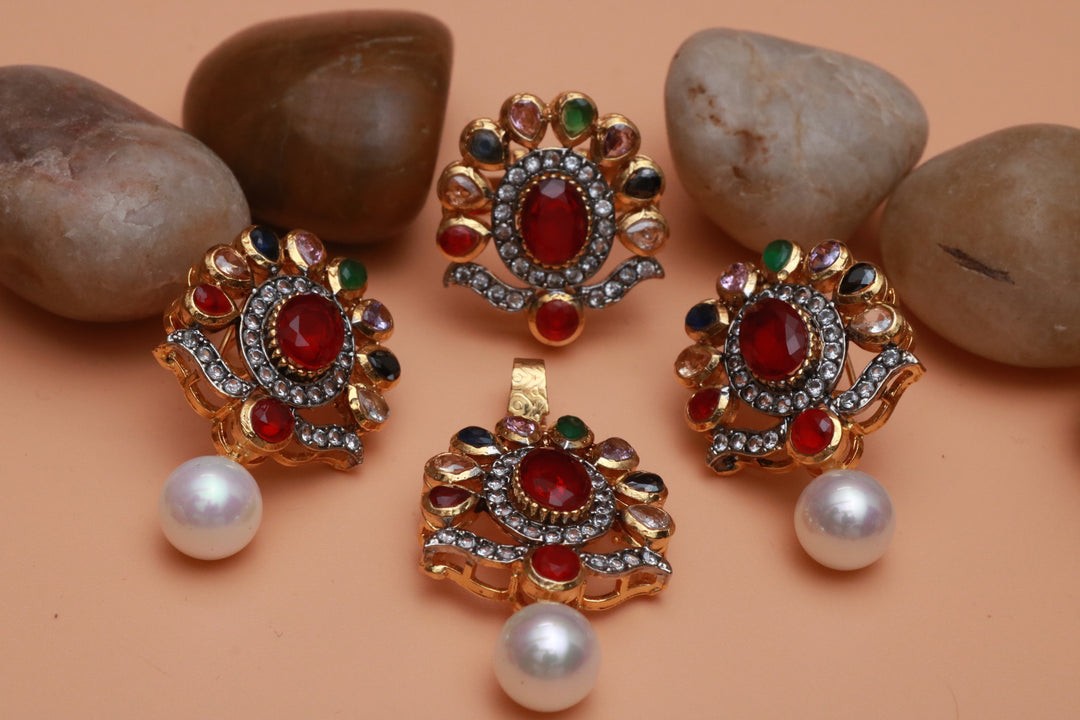 Mother of Pearl Locket Sets
