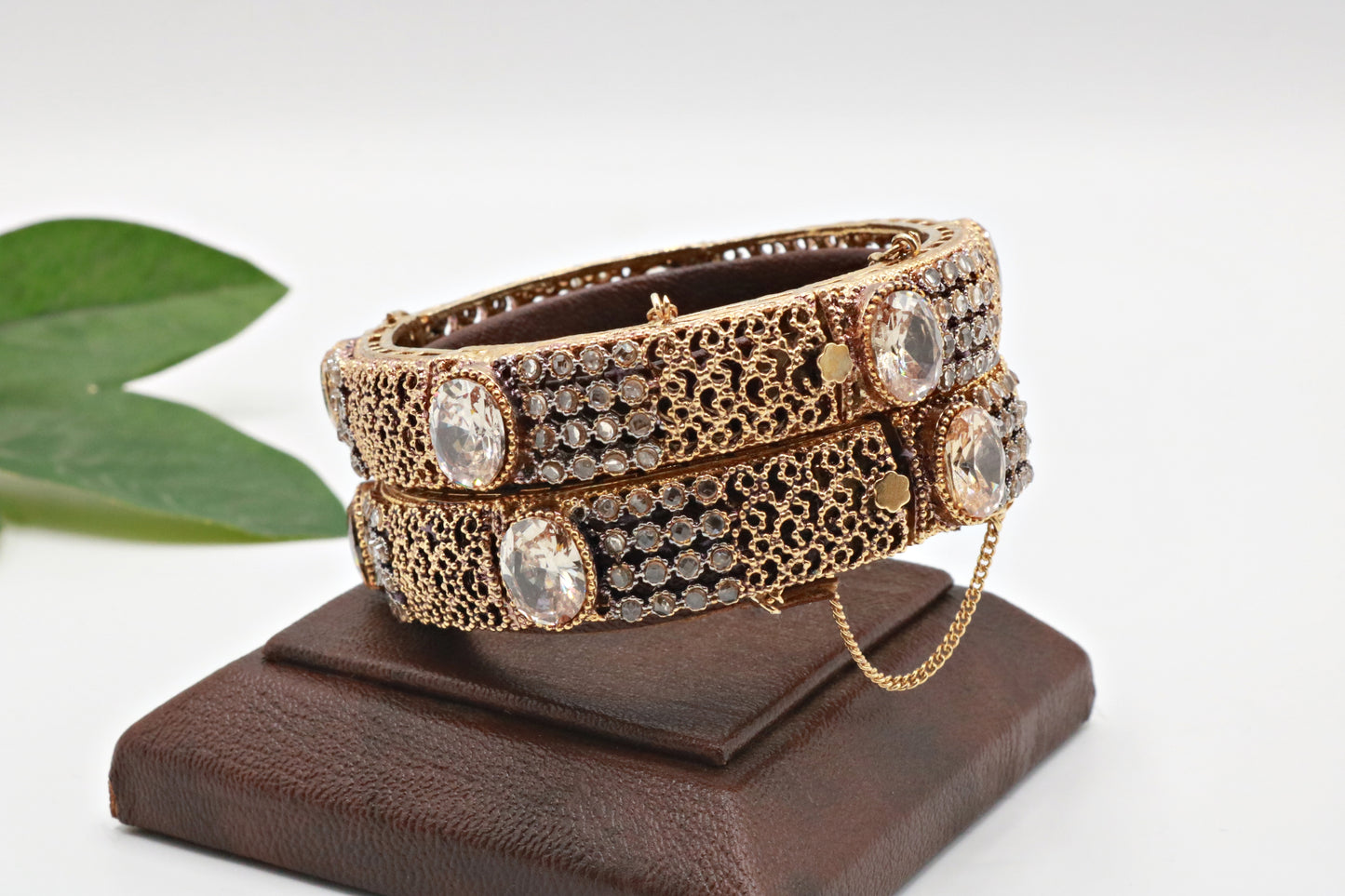 Pearl Beads Studded Bangles