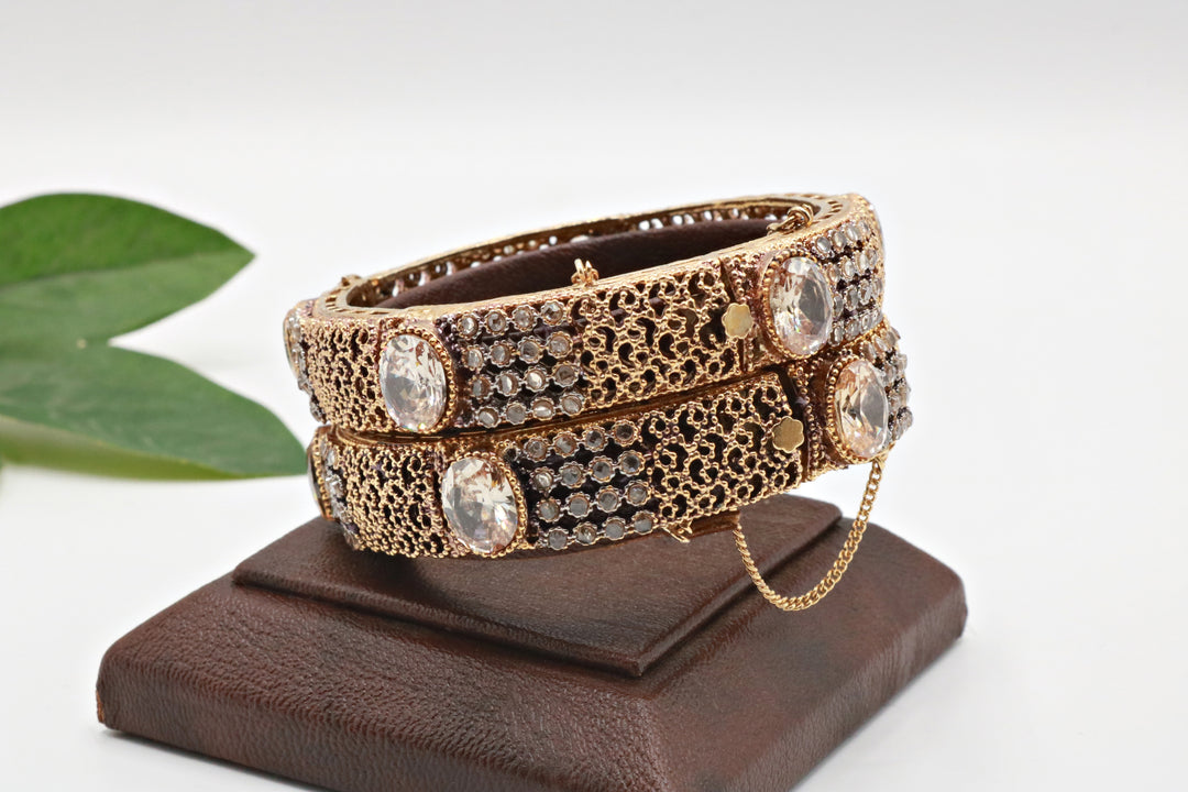 Pearl Beads Studded Bangles