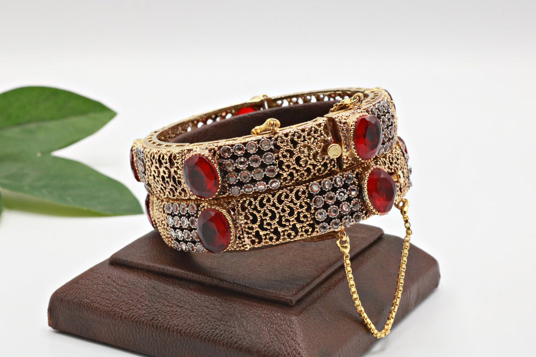 Pearl Beads Studded Bangles