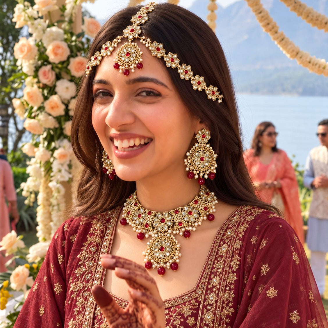 Gul-e-Anar Necklace Set