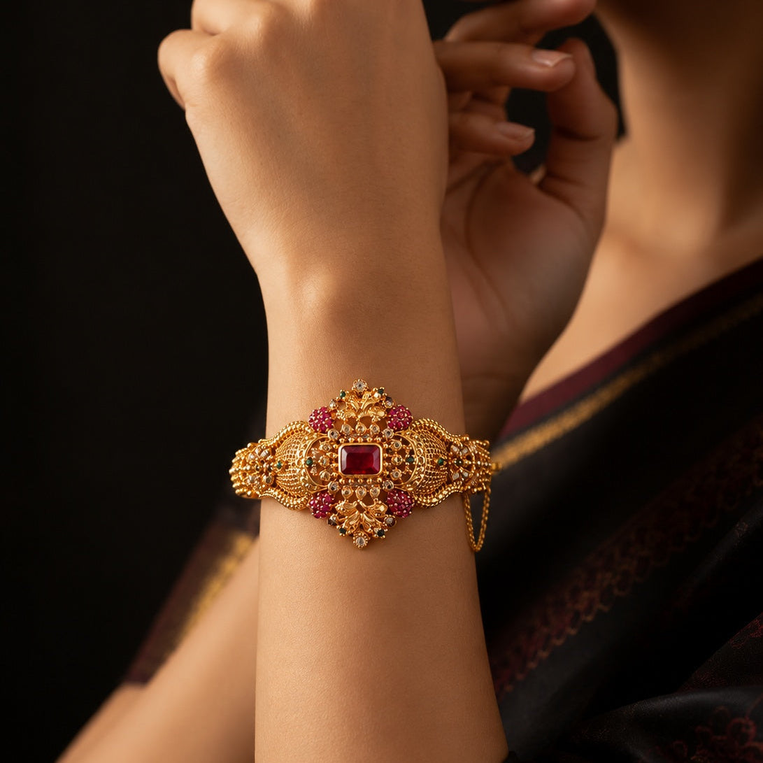 Shahi Gul Ara Openable Single Bangle