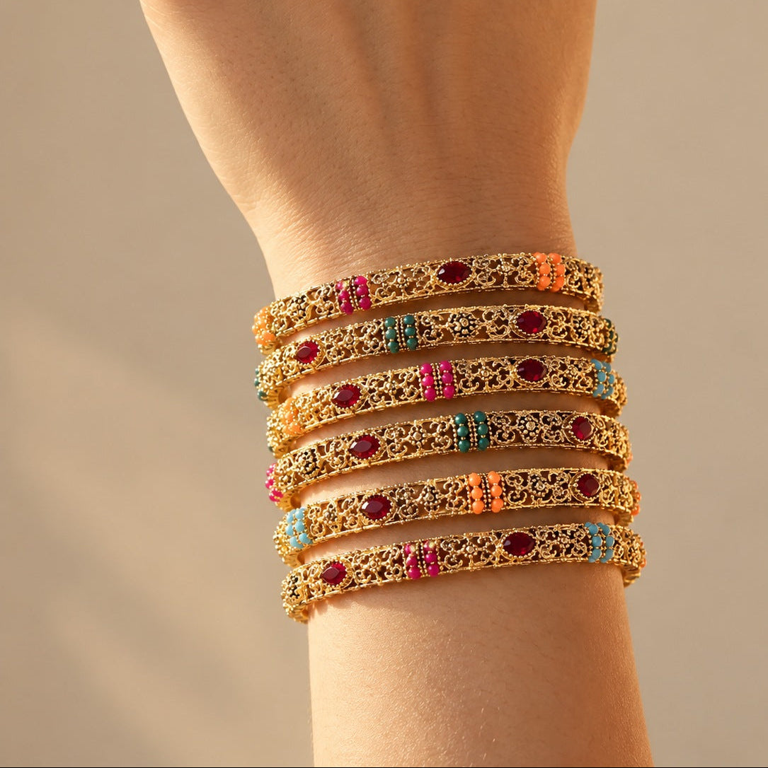 Rajwari Rangrez Six Piece Bangle Set